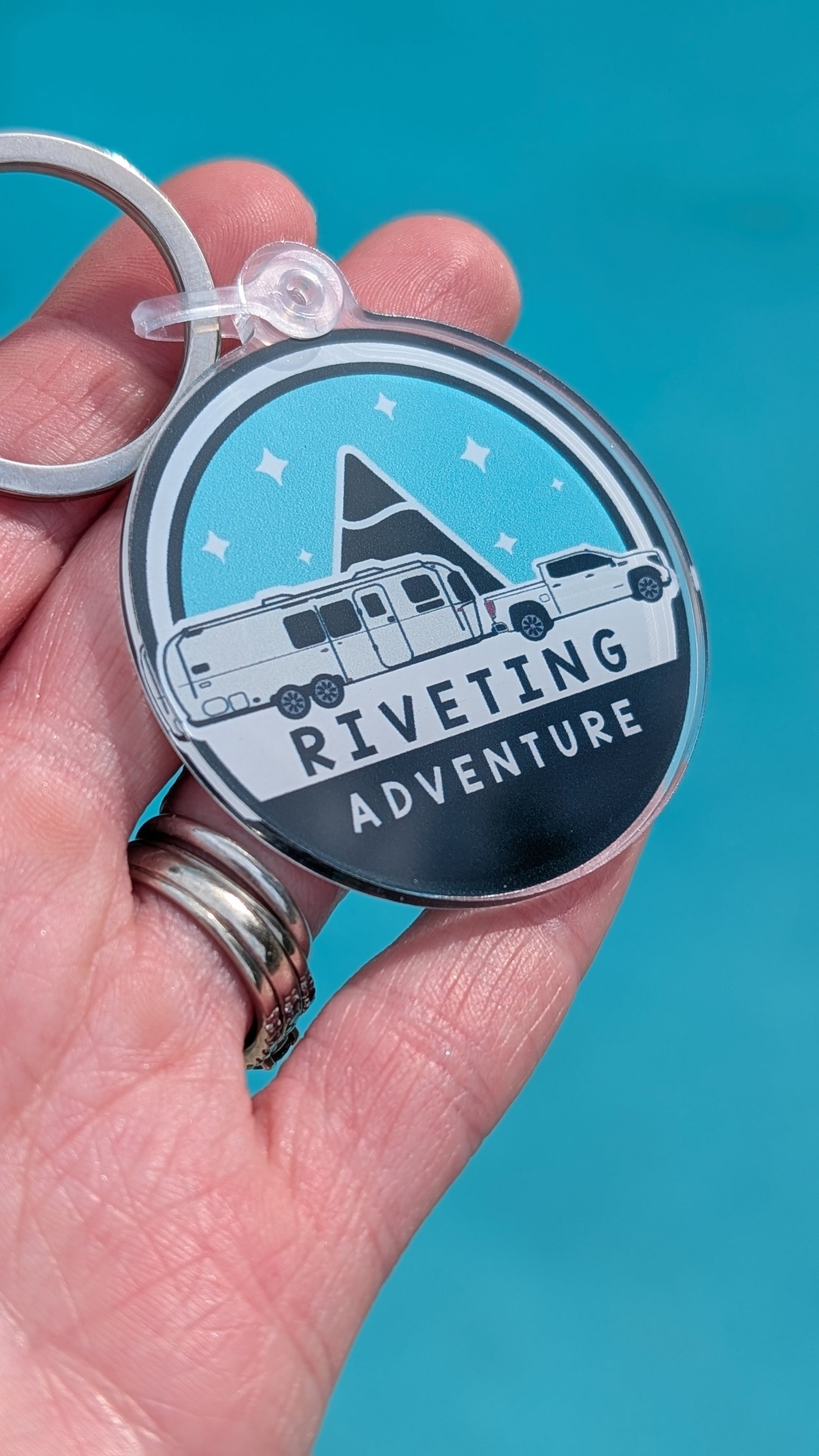 Riveting Adventure Acrylic Keychain