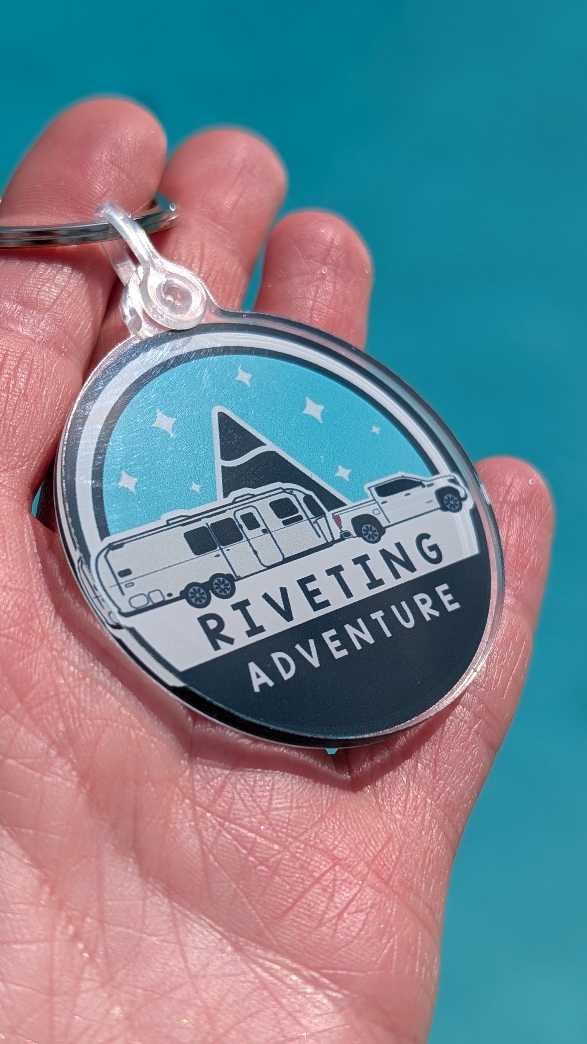 Riveting Adventure Acrylic Keychain