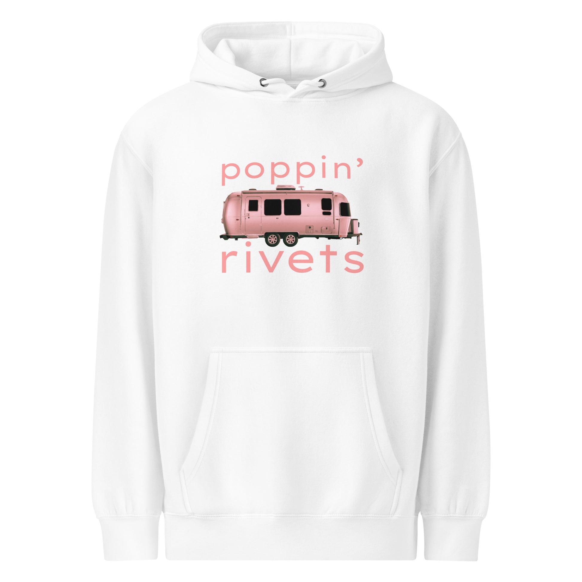 Peachy Pink Poppin' Rivets Hoodie