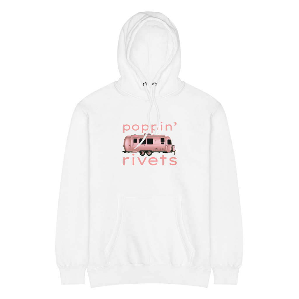Peachy Pink Poppin' Rivets Hoodie