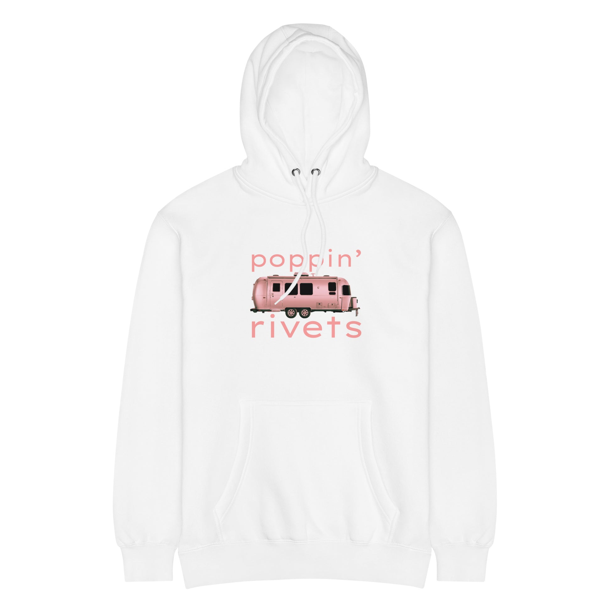 Peachy Pink Poppin' Rivets Hoodie