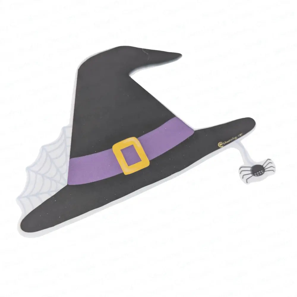 Witch Hat Spider Web Die Cut Vinyl Sticker For A Spooky Cute Halloween 👻